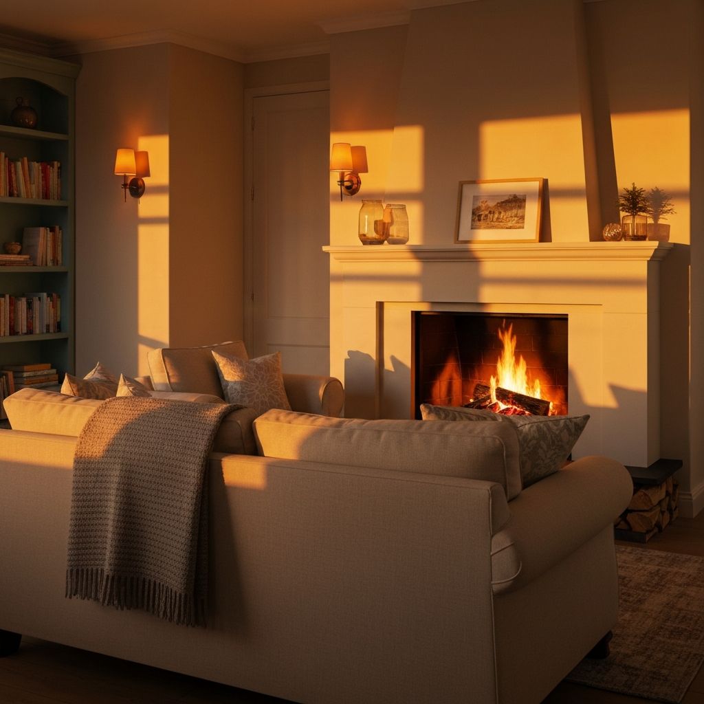 Вечерна обстановка у дома